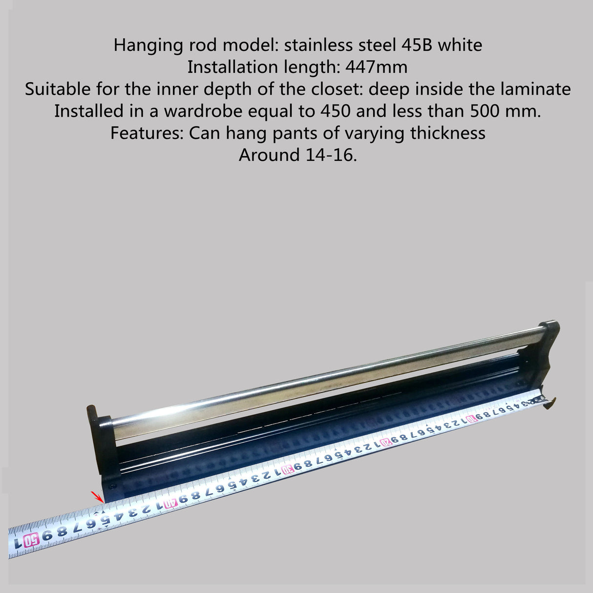 Wardrobe pull-out trousers slide