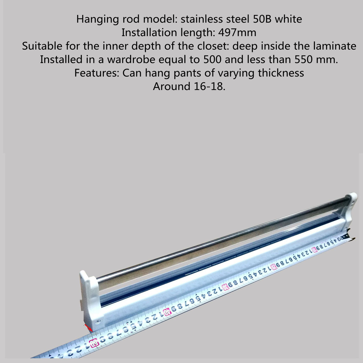 Wardrobe pull-out trousers slide