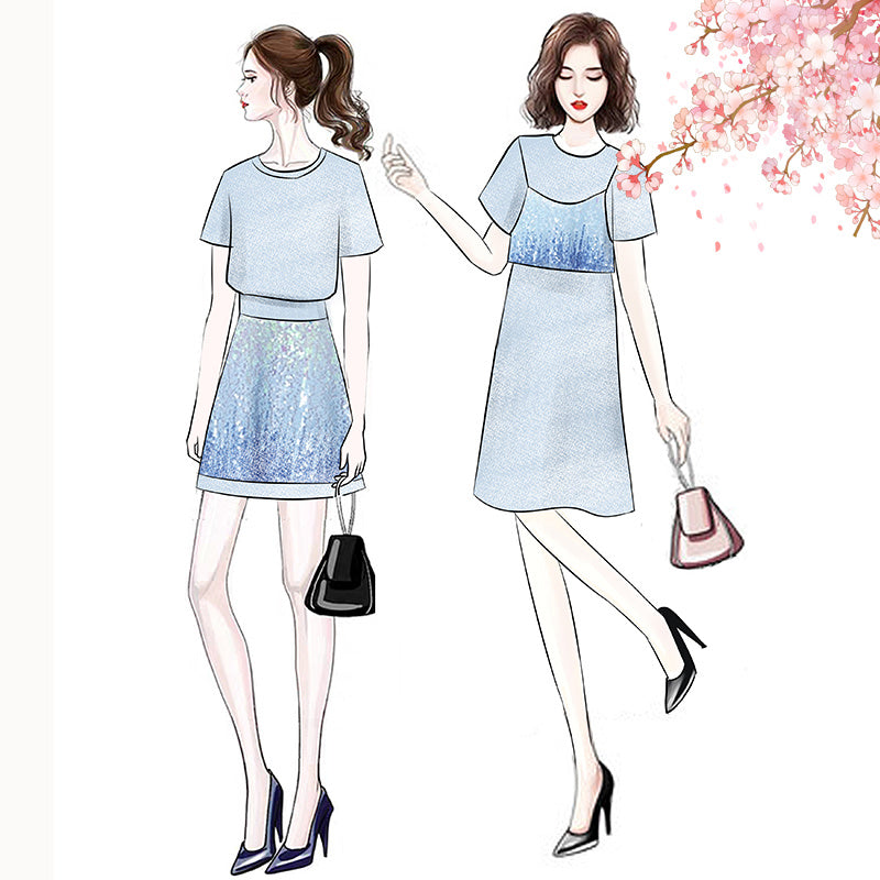 Summer Western-style Hyuna Style Suit Covers The Flesh And Looks Lean