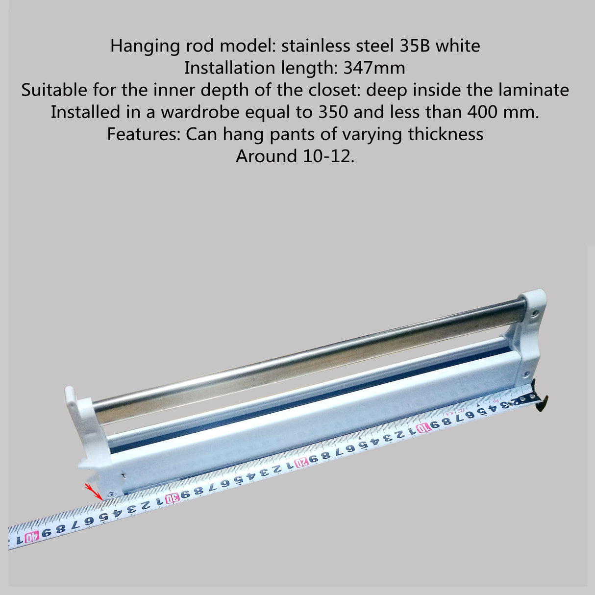 Wardrobe pull-out trousers slide