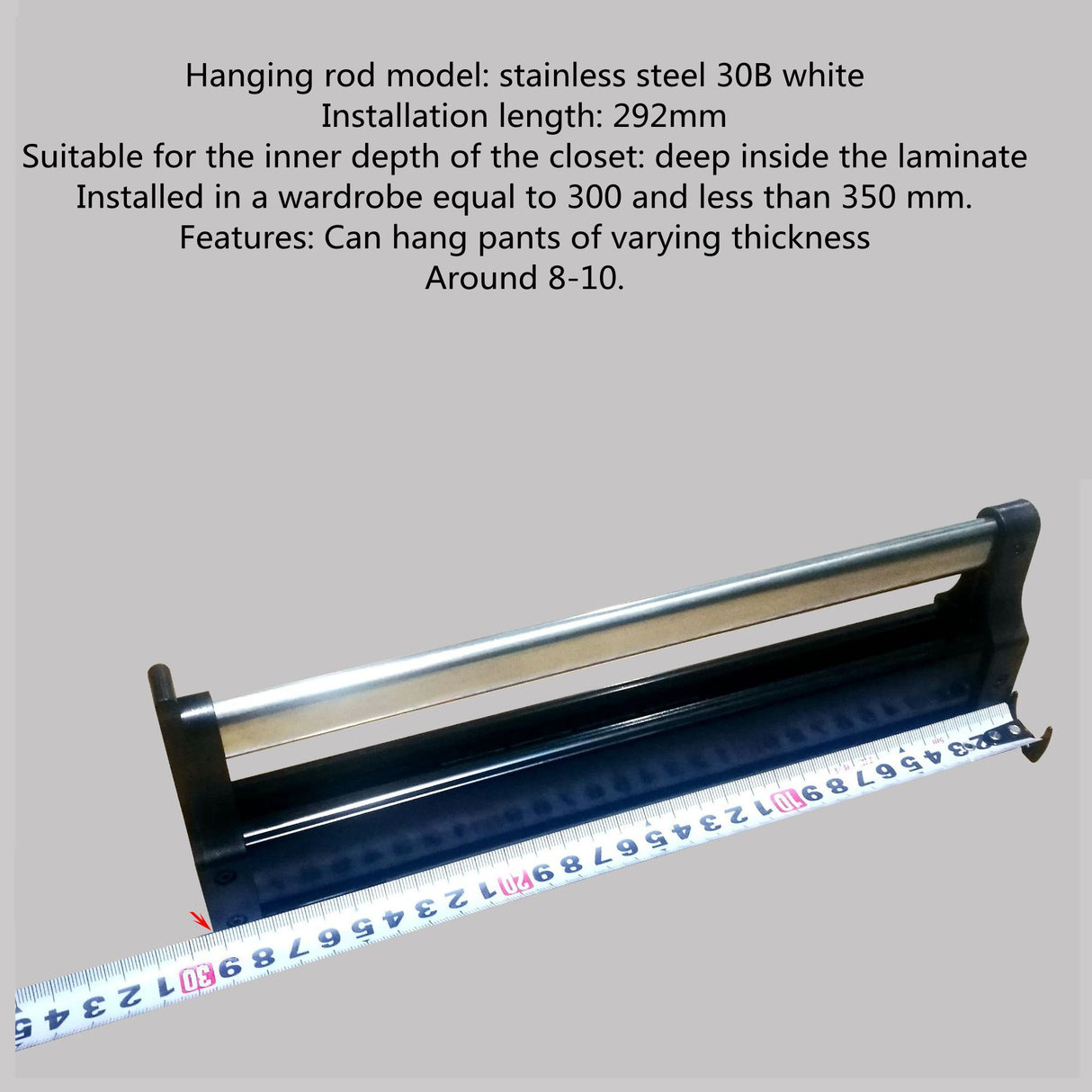 Wardrobe pull-out trousers slide