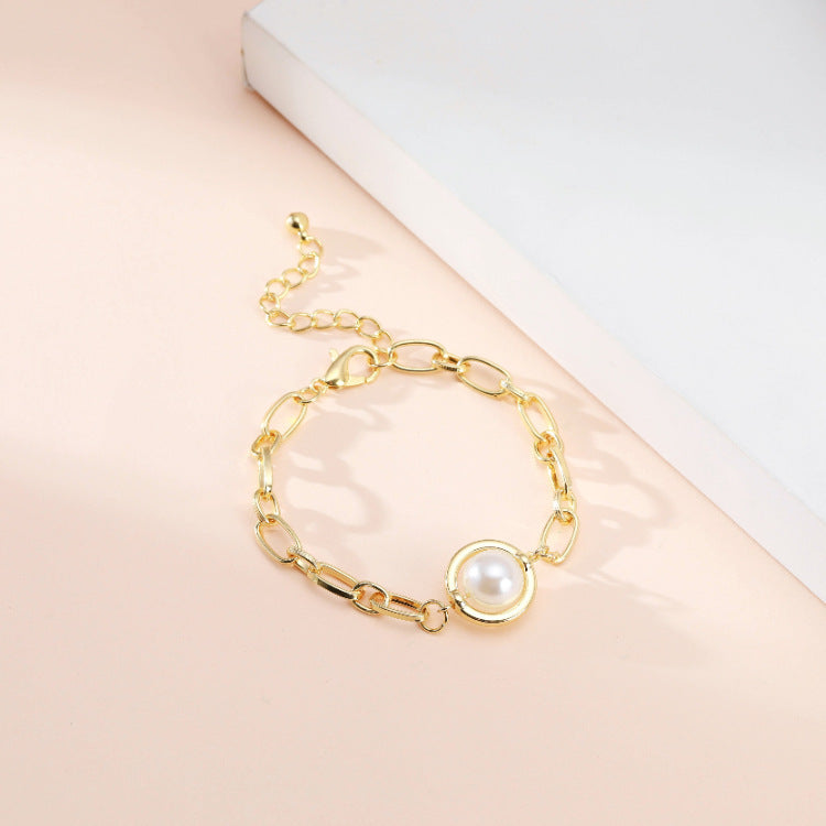 Fashion Pearl Alloy Chain, Everyday All-match Accessory