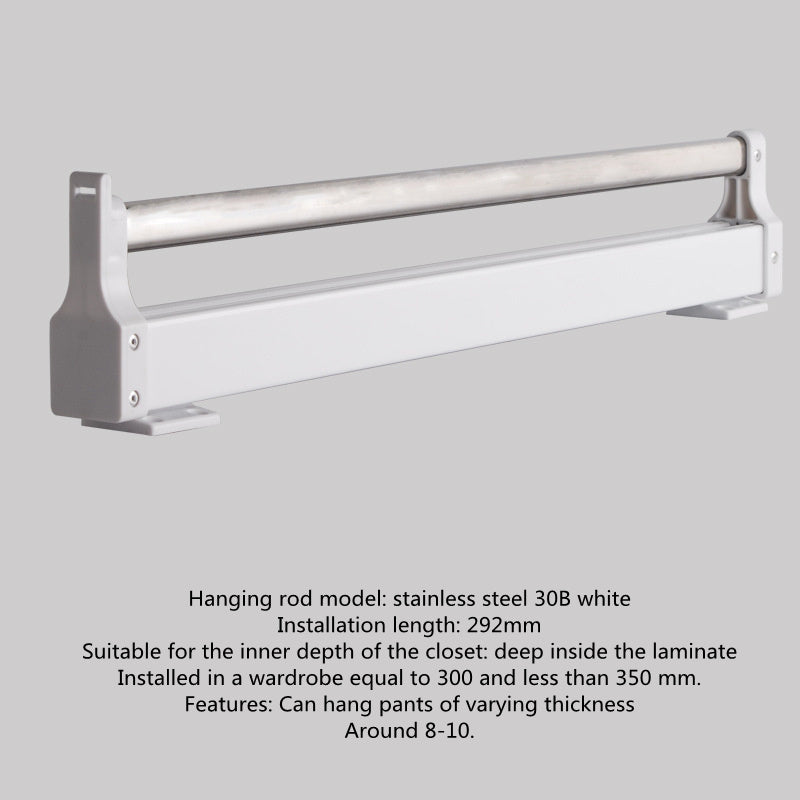 Wardrobe pull-out trousers slide