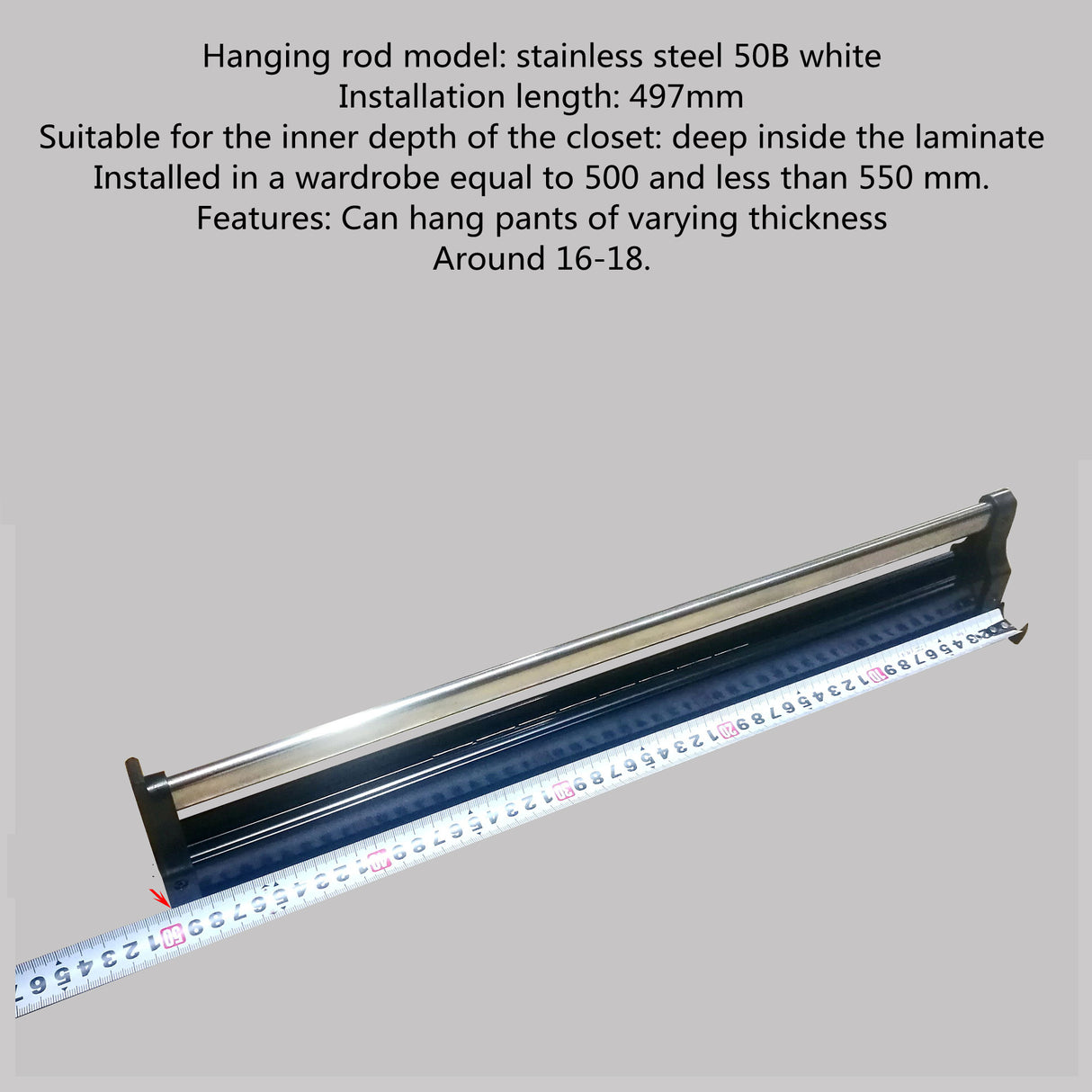 Wardrobe pull-out trousers slide