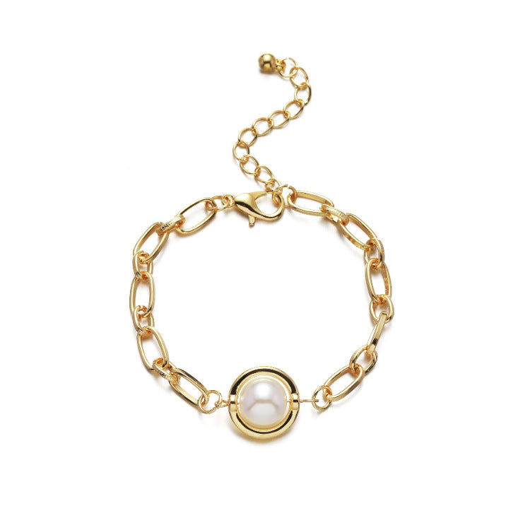 Fashion Pearl Alloy Chain, Everyday All-match Accessory