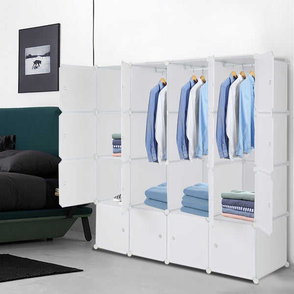 4-storey 16 Grid Cube Wardrobe