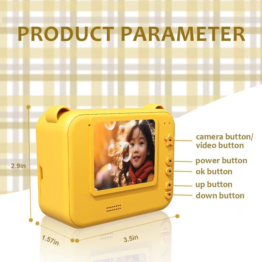 Cross-border New Arrival Children's Camera Small SLR Polaroid Camera DIY Thermal