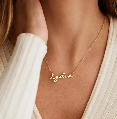Everyday Fashion Custom Name Necklace