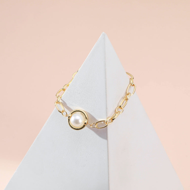 Fashion Pearl Alloy Chain, Everyday All-match Accessory