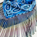 Scarf Accessories Shiny Plastic Rhinestone Color Scarf