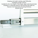 Wardrobe pull-out trousers slide