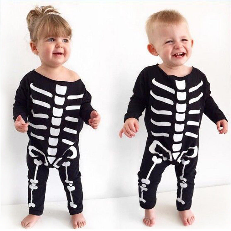 Bones in children's clothes