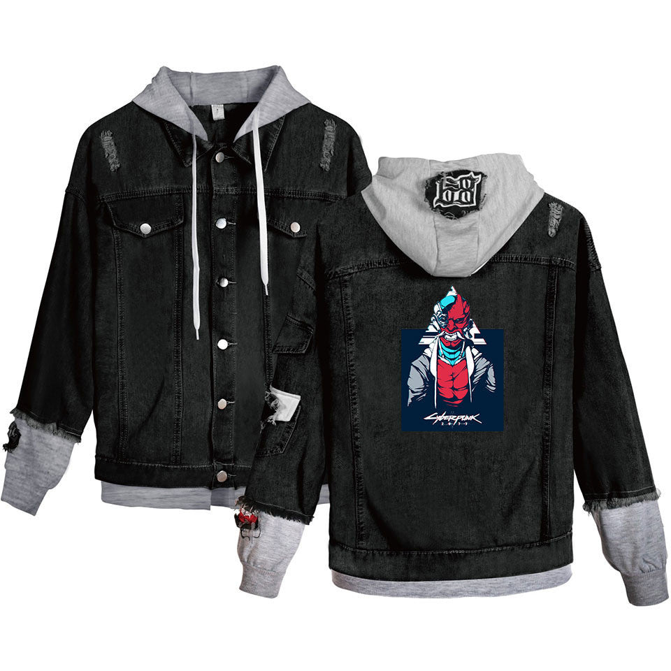 The Cyberpunk trend the fashion denim jacket