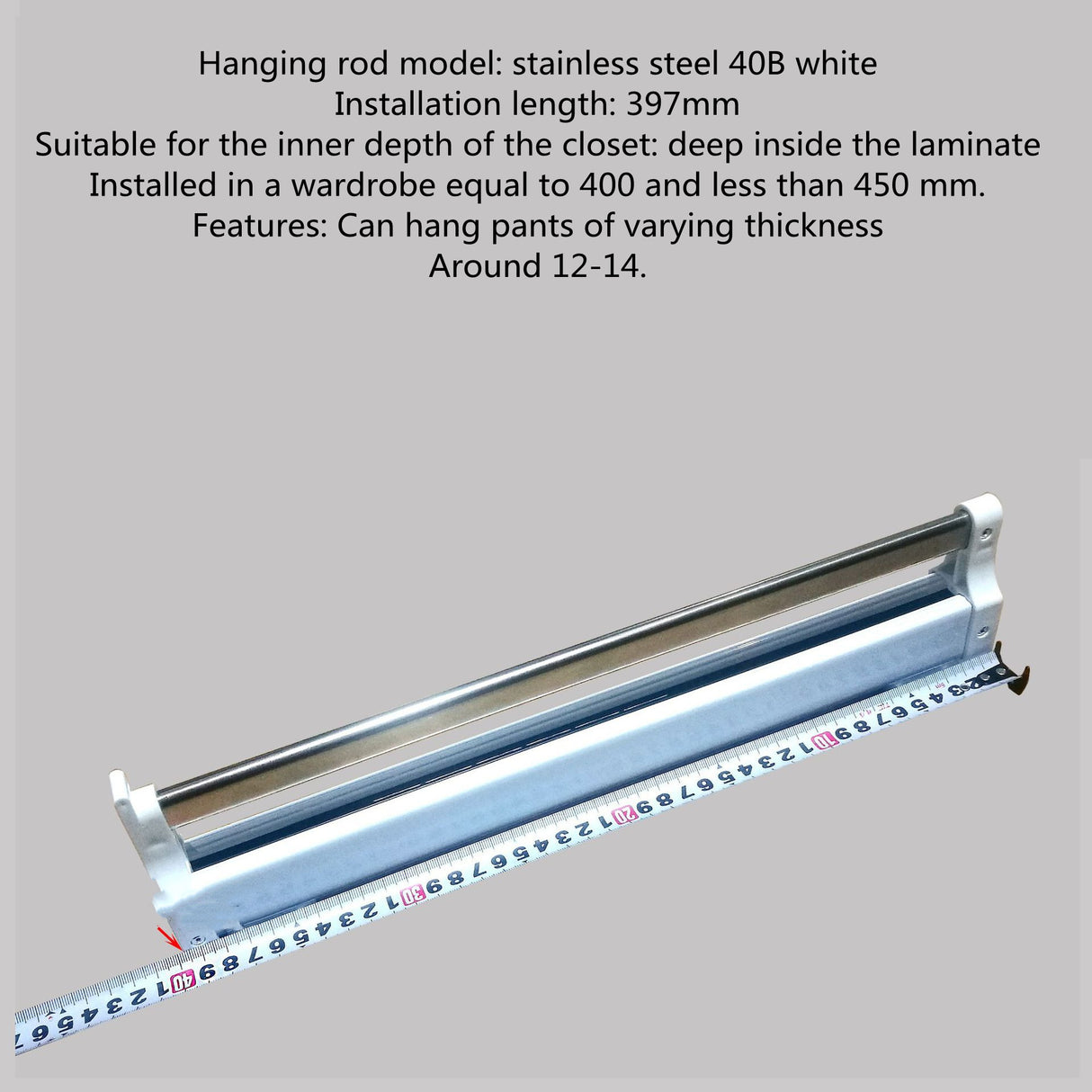 Wardrobe pull-out trousers slide