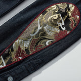 Drop sleeve denim shirt