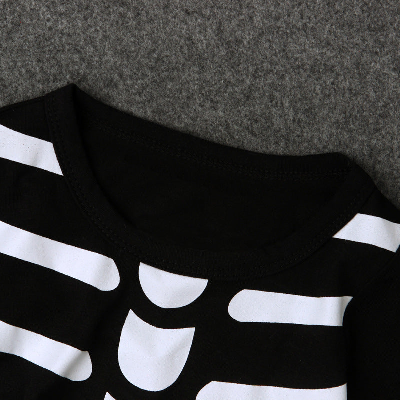 Bones in children's clothes