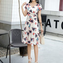 Digital Printing Plus Size Women's Clothing Looks Thin