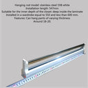 Wardrobe pull-out trousers slide