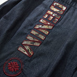 Drop sleeve denim shirt