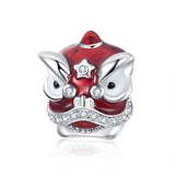 New red Festival lion dance accessories