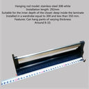 Wardrobe pull-out trousers slide