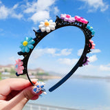Girls' Clip Hair Accessories Crushed Hair Headband