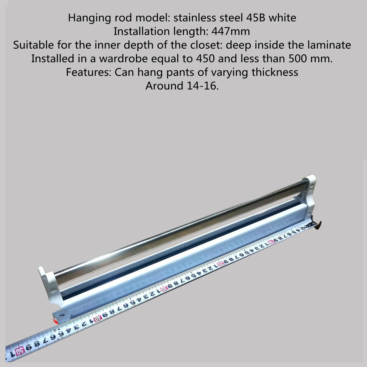 Wardrobe pull-out trousers slide