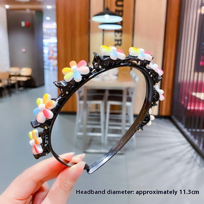 Girls' Clip Hair Accessories Crushed Hair Headband