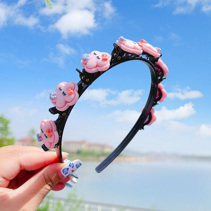 Girls' Clip Hair Accessories Crushed Hair Headband