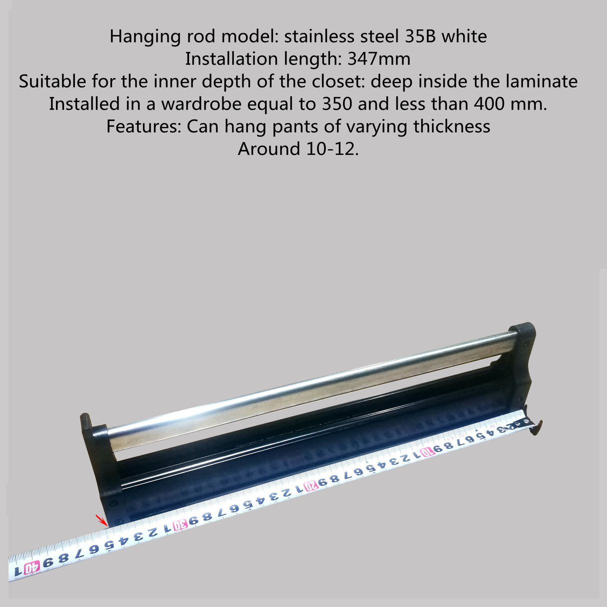 Wardrobe pull-out trousers slide