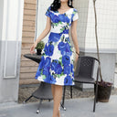 Digital Printing Plus Size Women's Clothing Looks Thin