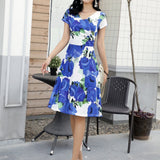 Digital Printing Plus Size Women's Clothing Looks Thin