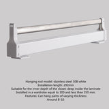 Wardrobe pull-out trousers slide