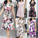 Digital Printing Plus Size Women's Clothing Looks Thin