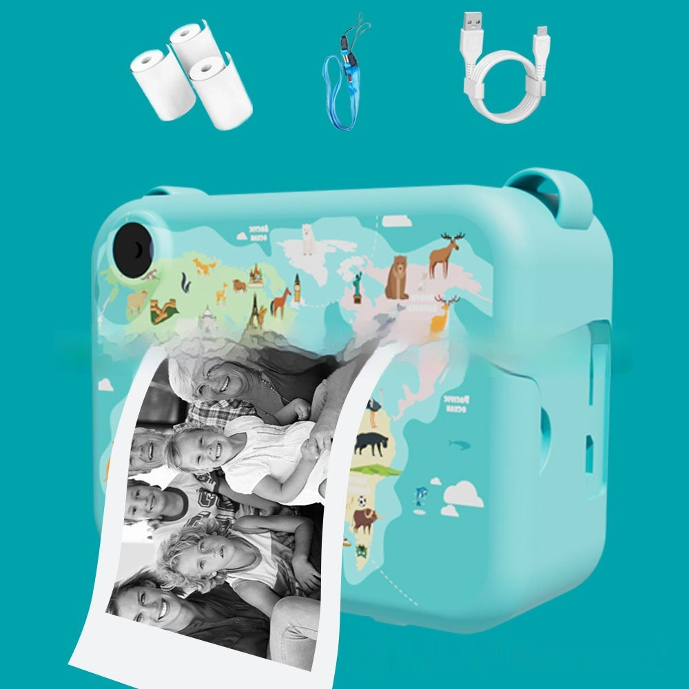 Cross-border New Arrival Children's Camera Small SLR Polaroid Camera DIY Thermal