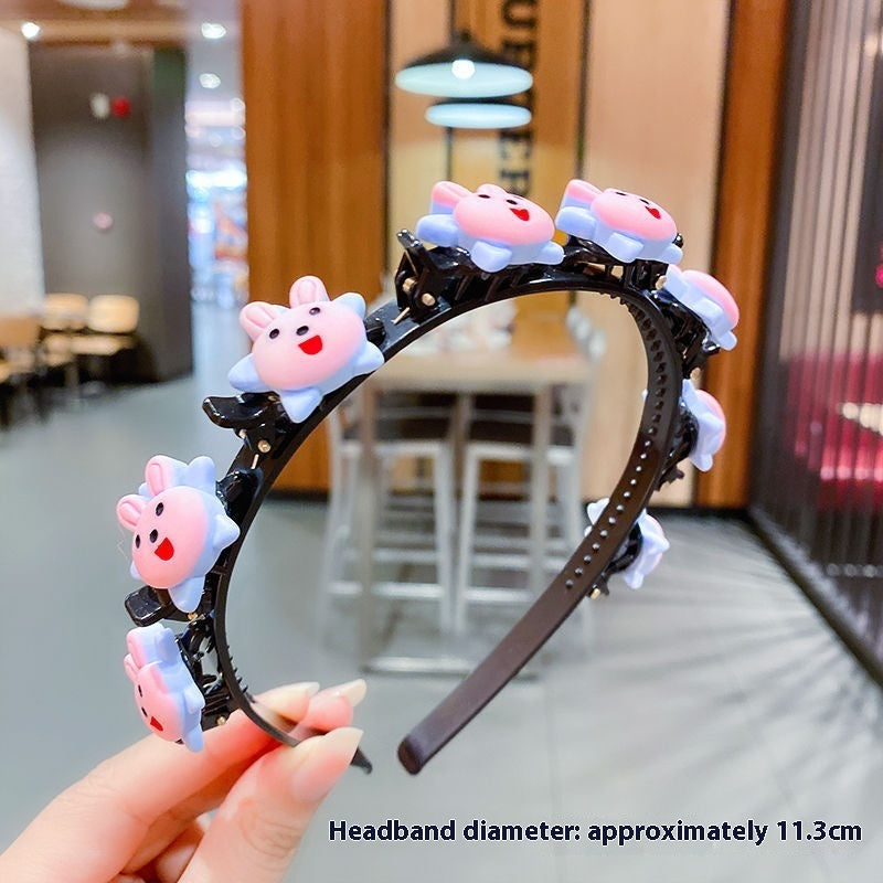 Girls' Clip Hair Accessories Crushed Hair Headband