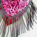 Scarf Accessories Shiny Plastic Rhinestone Color Scarf