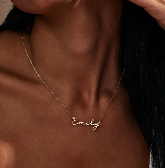 Everyday Fashion Custom Name Necklace