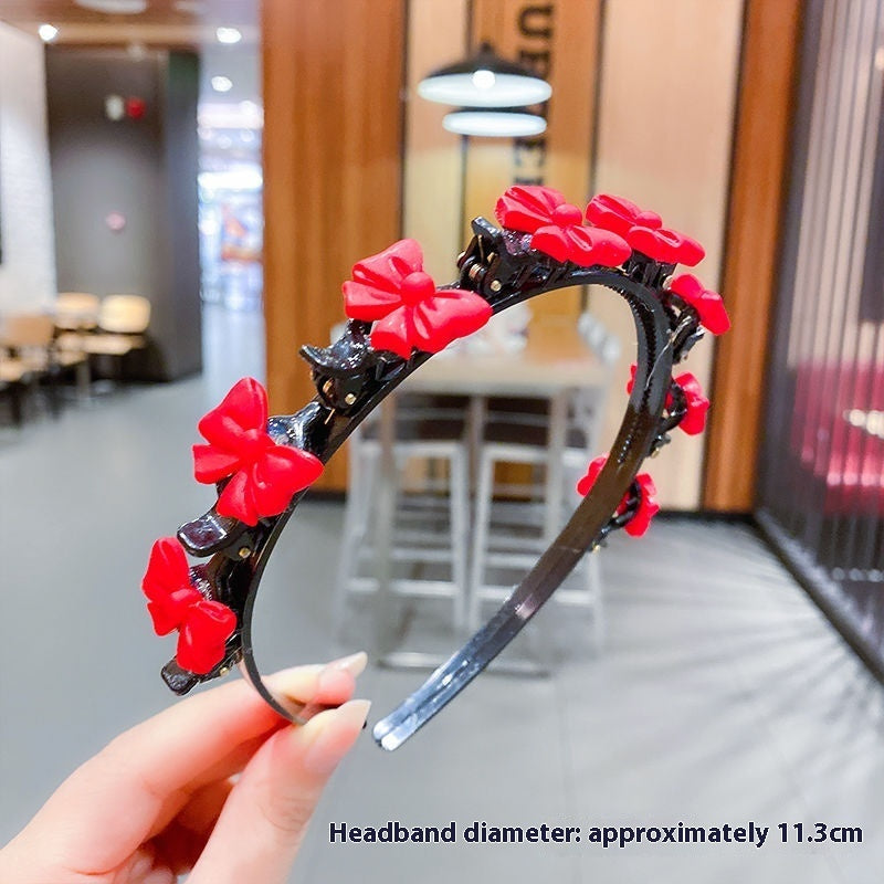 Girls' Clip Hair Accessories Crushed Hair Headband