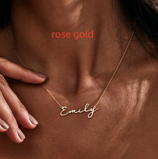 Everyday Fashion Custom Name Necklace