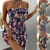 Summer Fashion Sleeveless Halter Dress Women