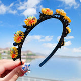 Girls' Clip Hair Accessories Crushed Hair Headband